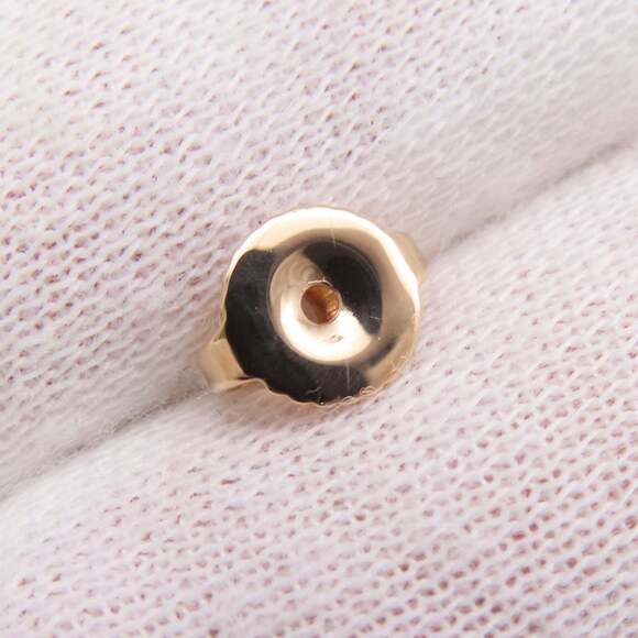 TIFFANY 18k Gold Diamond Earrings - Picture 5 of 9